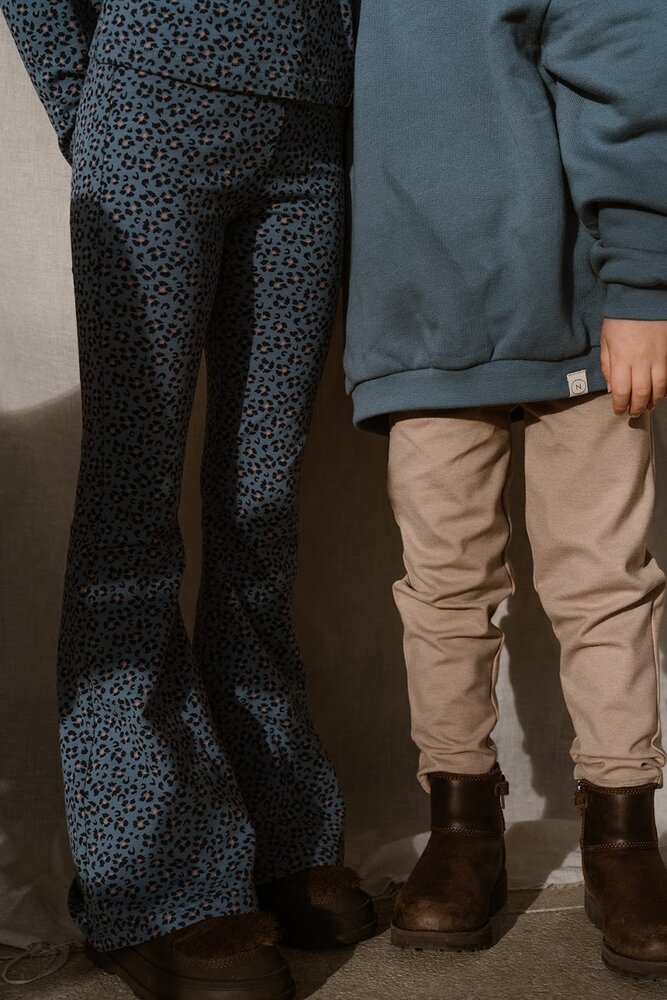 Navy Natural Navy Natural | Be flared navy leopard flower