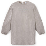 ALIX The Label ALIX The Label |  Kids Knitted Silver Dress | Silver ALIX The Label ALIX The Label |  Kids Knitted Silver Dress | Silver