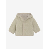 HUTTELiHUT HUTTELiHUT | Jacket Pixie Wool Teddy w. Lin | Cement HUTTELiHUT HUTTELiHUT | Jacket Pixie Wool Teddy w. Lin | Cement