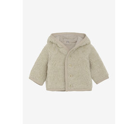 HUTTELiHUT HUTTELiHUT | Jacket Pixie Wool Teddy w. Lin | Cement HUTTELiHUT HUTTELiHUT | Jacket Pixie Wool Teddy w. Lin | Cement