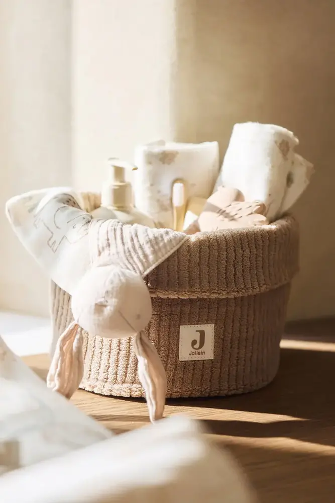 Jollein Jollein | Commodemandje | Cloudy Rib | Milky Coffee