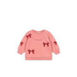 Konges Sløjd Konges Sløjd | Lou Bow Sweat Shirt Ocs | Strawberry Ice