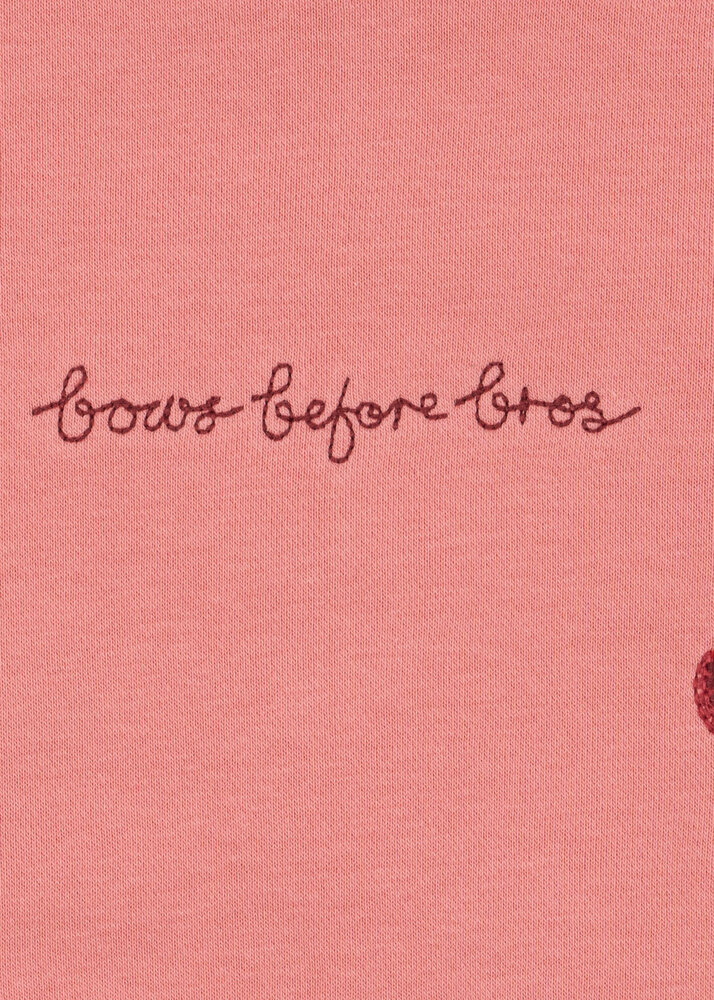 Konges Sløjd Konges Sløjd | Lou Bow Sweat Shirt Ocs | Strawberry Ice