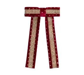 Mimi & Lula Mimi & Lula | Circus Glitter Bow - Red Mimi & Lula Mimi & Lula | Circus Glitter Bow - Red