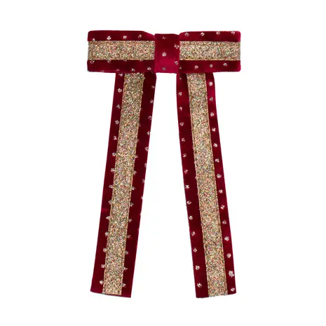 Mimi & Lula Mimi & Lula | Circus Glitter Bow - Red