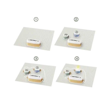 Kidywolf Kidywolf | Kidyelec-Pro | Mijn eerste elektriciteitsset | 17 stuks