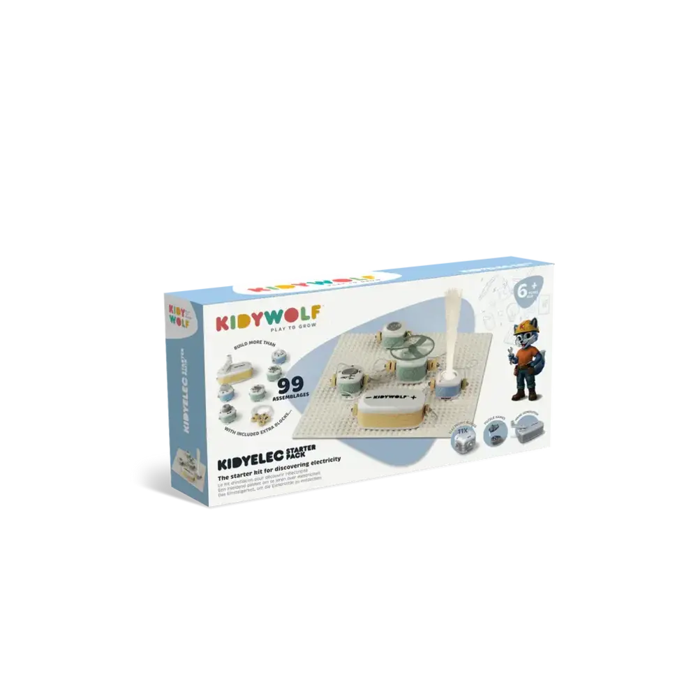 Kidywolf Kidywolf | Kidyelec-Pro | Mijn eerste elektriciteitsset | 10 stuks