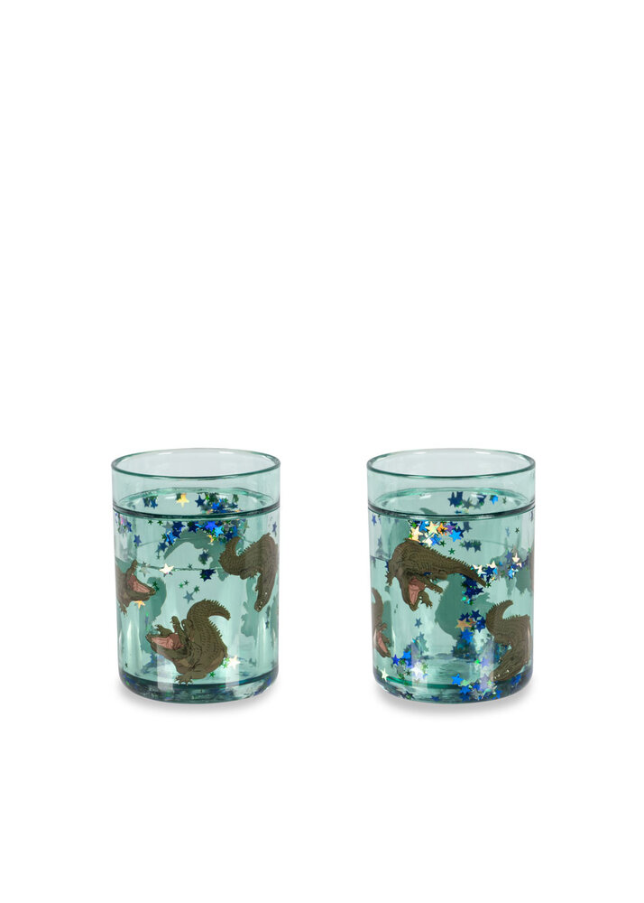 Konges Sløjd Konges Sløjd | 2 Pack Glitter Cups | Crocodile