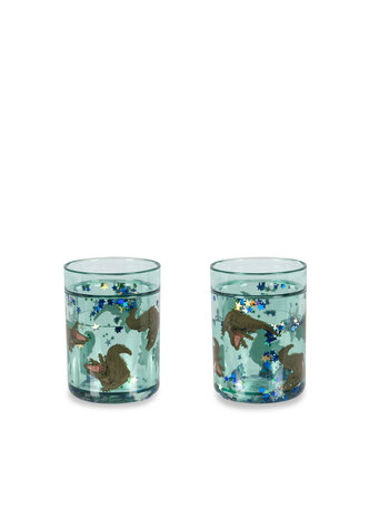 Konges Sløjd Konges Sløjd | 2 Pack Glitter Cups | Crocodile