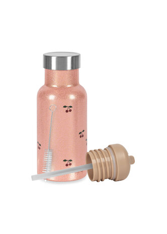 Konges Sløjd Konges Sløjd | Glitter Thermo Bottle | Cherry Glitter
