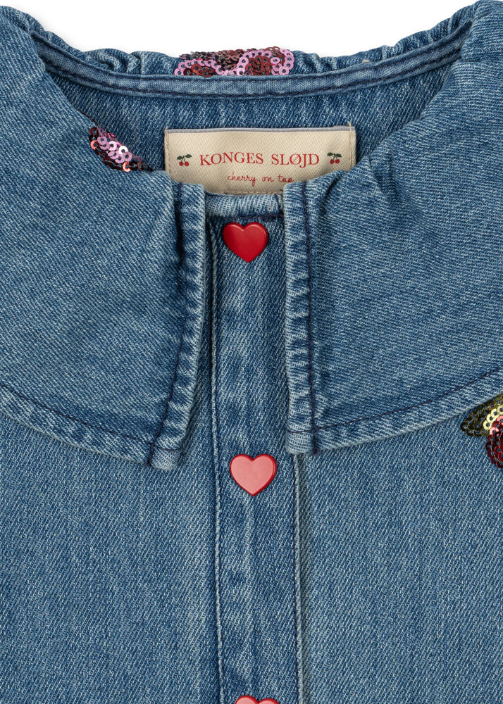 Konges Sløjd Konges Sløjd | Magot Sequin Denim Shirt Gots | Vitamins
