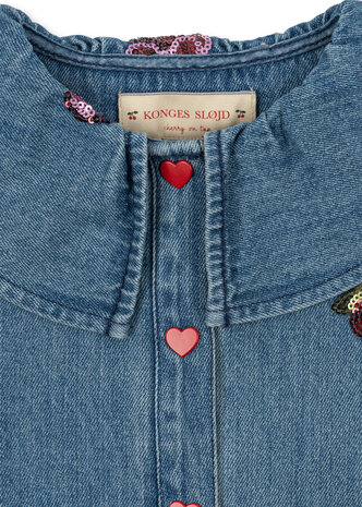 Konges Sløjd Konges Sløjd | Magot Sequin Denim Shirt Gots | Vitamins