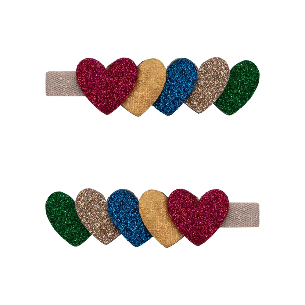 Mimi & Lula Mimi & Lula | Jazzy Layered Heart Clips
