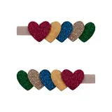 Mimi & Lula Mimi & Lula | Jazzy Layered Heart Clips Mimi & Lula Mimi & Lula | Jazzy Layered Heart Clips