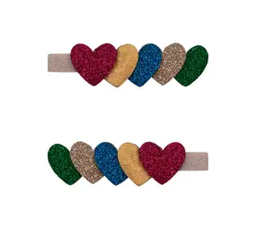 Mimi & Lula Mimi & Lula | Jazzy Layered Heart Clips Mimi & Lula Mimi & Lula | Jazzy Layered Heart Clips