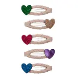 Mimi & Lula Mimi & Lula | Jazzy Heart Mini Clic Clacs Mimi & Lula Mimi & Lula | Jazzy Heart Mini Clic Clacs
