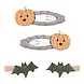Mimi & Lula Mimi & Lula | Pumpkin & Bat Clip Set