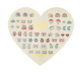 Mimi & Lula Mimi & Lula | Mixed Novelty Stick On Earrings Mimi & Lula Mimi & Lula | Mixed Novelty Stick On Earrings