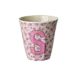Rice Everyday Magic Rice | Melamine cup Medium Alphabet | Flowers