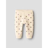 Lil ' Atelier Lil ' Atelier | NBFSARAN KNIT PANT HEART LIL | Turtledove SEPIA TINT Lil ' Atelier Lil ' Atelier | NBFSARAN KNIT PANT HEART LIL | Turtledove SEPIA TINT
