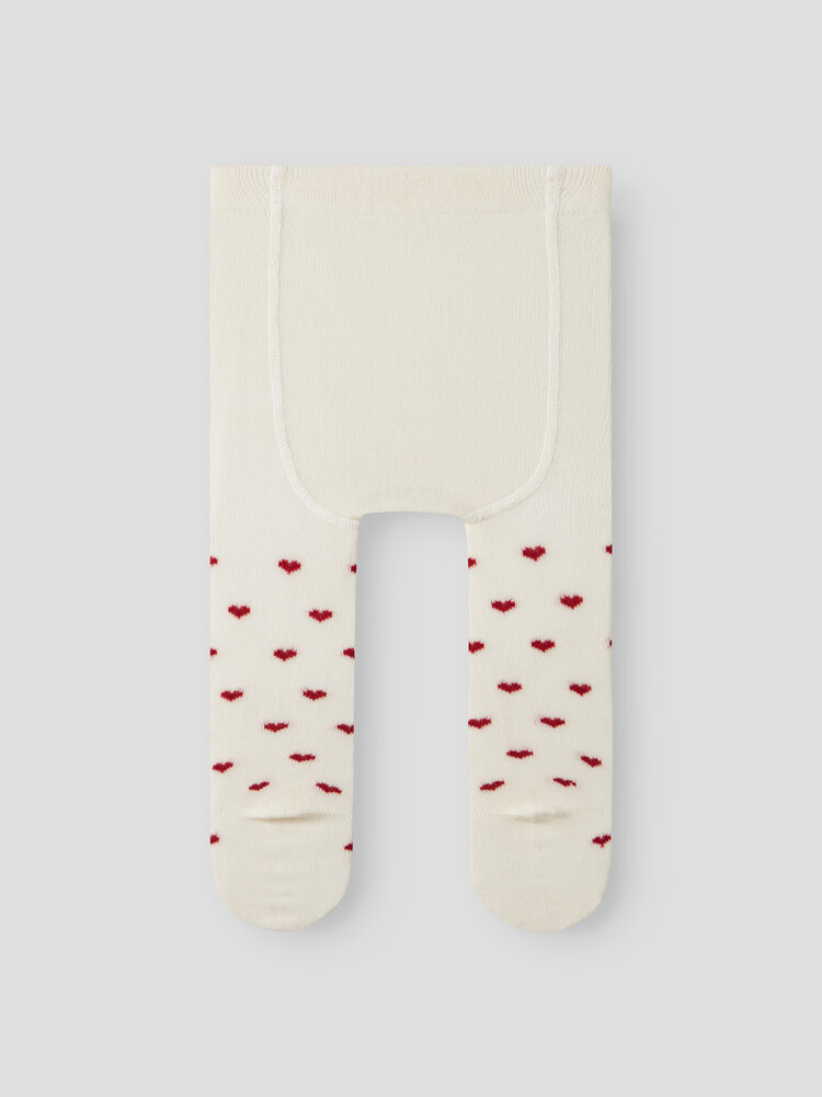 Lil ' Atelier Lil ' Atelier | NBFREBA LEN PANTYHOSE LIL | Turtledove RED HEARTS