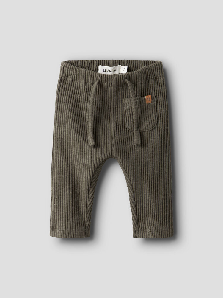 Lil ' Atelier Lil ' Atelier | NBMRAJO MAN LOOSE PANT LIL | Sea Turtle