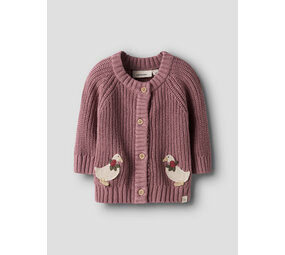 Lil ' Atelier Lil ' Atelier | NBFEMLEN LAK LS KNIT CARD LIL | Nostalgia Rose Lil ' Atelier Lil ' Atelier | NBFEMLEN LAK LS KNIT CARD LIL | Nostalgia Rose