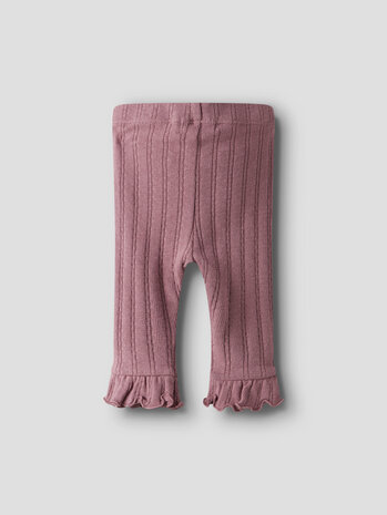 Lil ' Atelier Lil ' Atelier | NBFRITA SIG SLIM LEGGING LIL | Nostalgia Rose