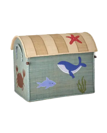 Rice Everyday Magic Rice | Middelgroot Raffia Opberghuis | Ocean Theme Rice Everyday Magic Rice | Middelgroot Raffia Opberghuis | Ocean Theme