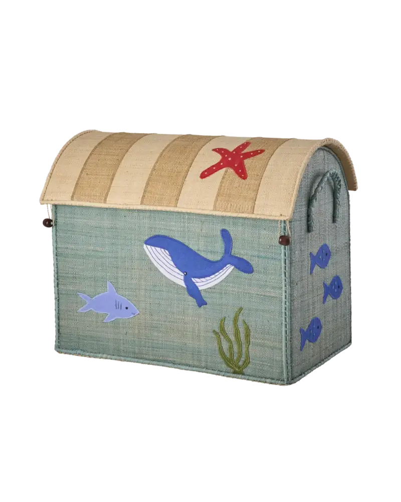 Rice Everyday Magic Rice | Middelgroot Raffia Opberghuis | Ocean Theme Rice Everyday Magic Rice | Middelgroot Raffia Opberghuis | Ocean Theme