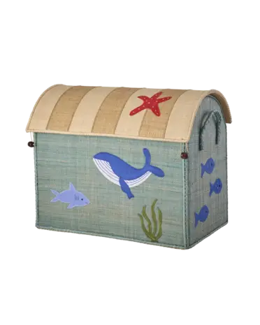 Rice Everyday Magic Rice | Middelgroot Raffia Opberghuis | Ocean Theme Rice Everyday Magic Rice | Middelgroot Raffia Opberghuis | Ocean Theme