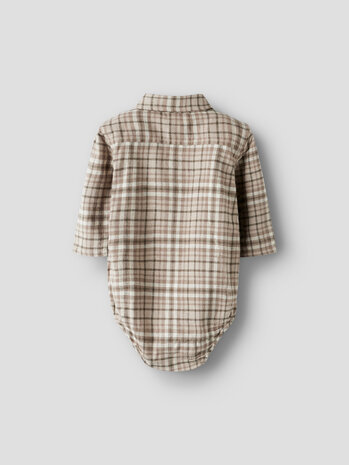 Lil ' Atelier Lil ' Atelier | NBMREBEL LS BODY SHIRT LIL | Sepia Tint