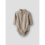 Lil ' Atelier Lil ' Atelier | NBMREBEL LS BODY SHIRT LIL | Sepia Tint Lil ' Atelier Lil ' Atelier | NBMREBEL LS BODY SHIRT LIL | Sepia Tint