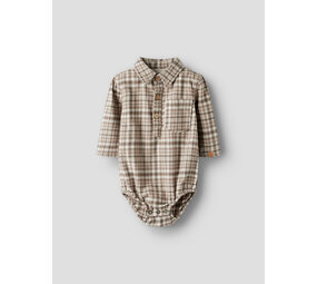 Lil ' Atelier Lil ' Atelier | NBMREBEL LS BODY SHIRT LIL | Sepia Tint Lil ' Atelier Lil ' Atelier | NBMREBEL LS BODY SHIRT LIL | Sepia Tint
