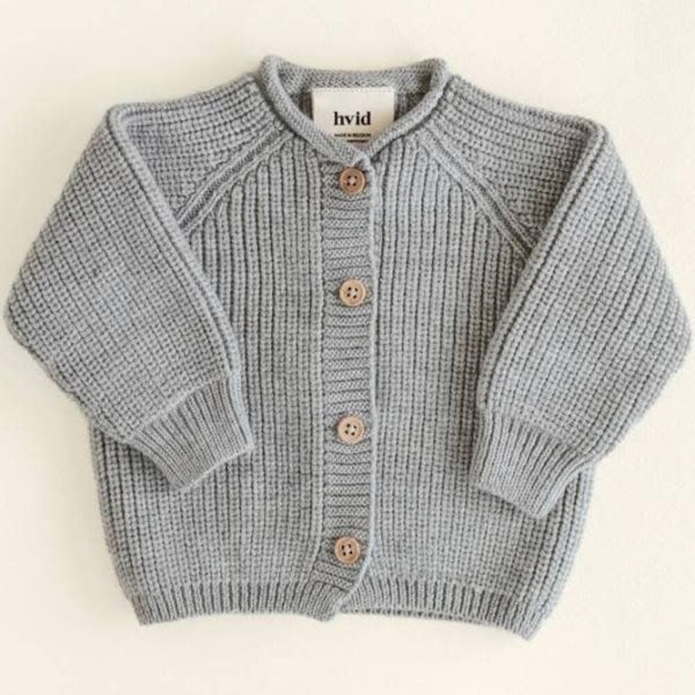 Hvid Hvid | Cardigan Inga | Grey Melange Hvid Hvid | Cardigan Inga | Grey Melange