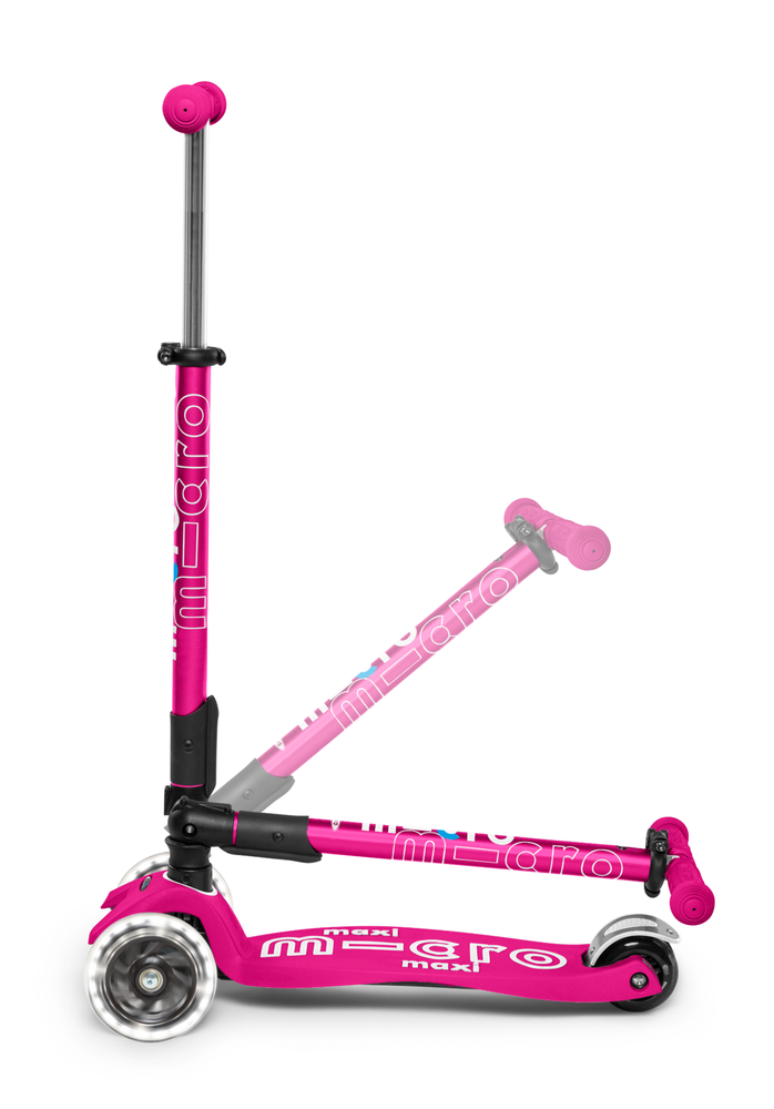 Micro Step Micro Step | Maxi Micro inklapbaar LED | Roze Neon