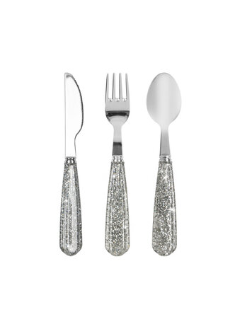 Konges Sløjd Konges Sløjd | Sparkly Cutlery | Sparkling Blue