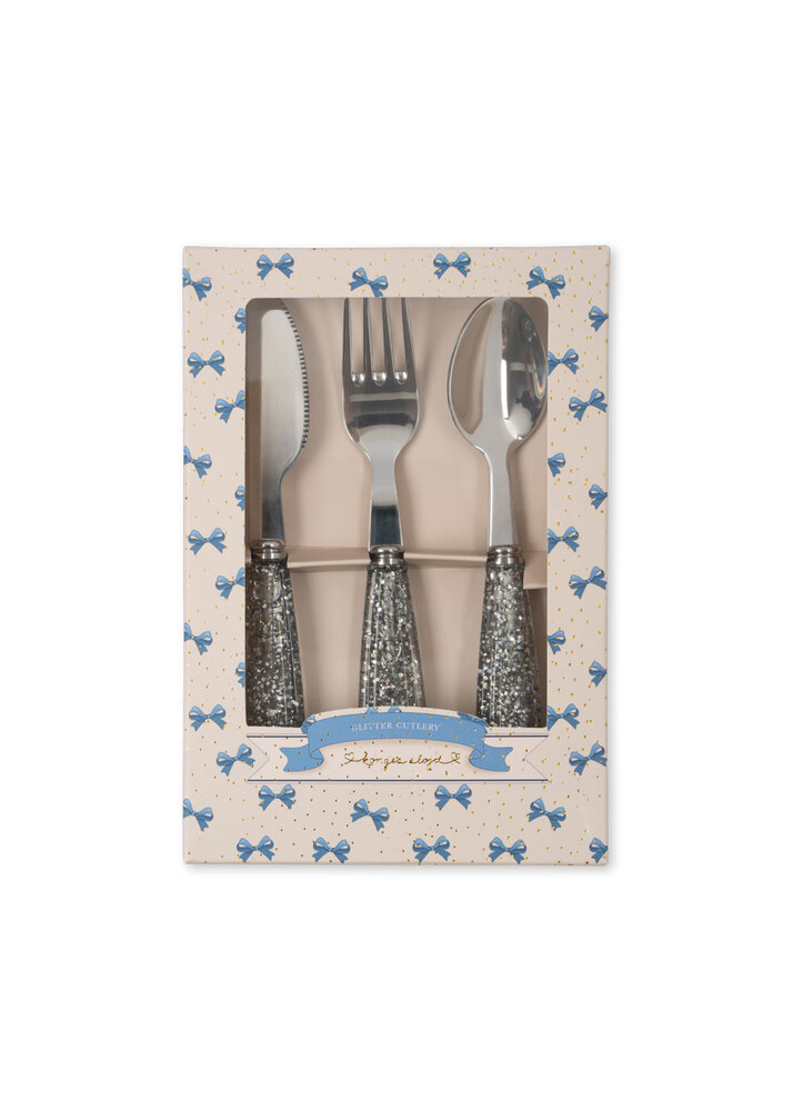 Konges Sløjd Konges Sløjd | Sparkly Cutlery | Sparkling Blue