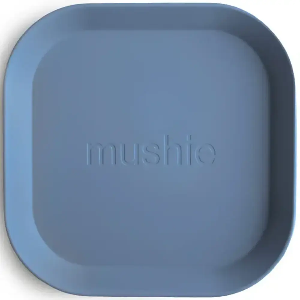 Mushie Mushie | Plates Square | Twilight Blue