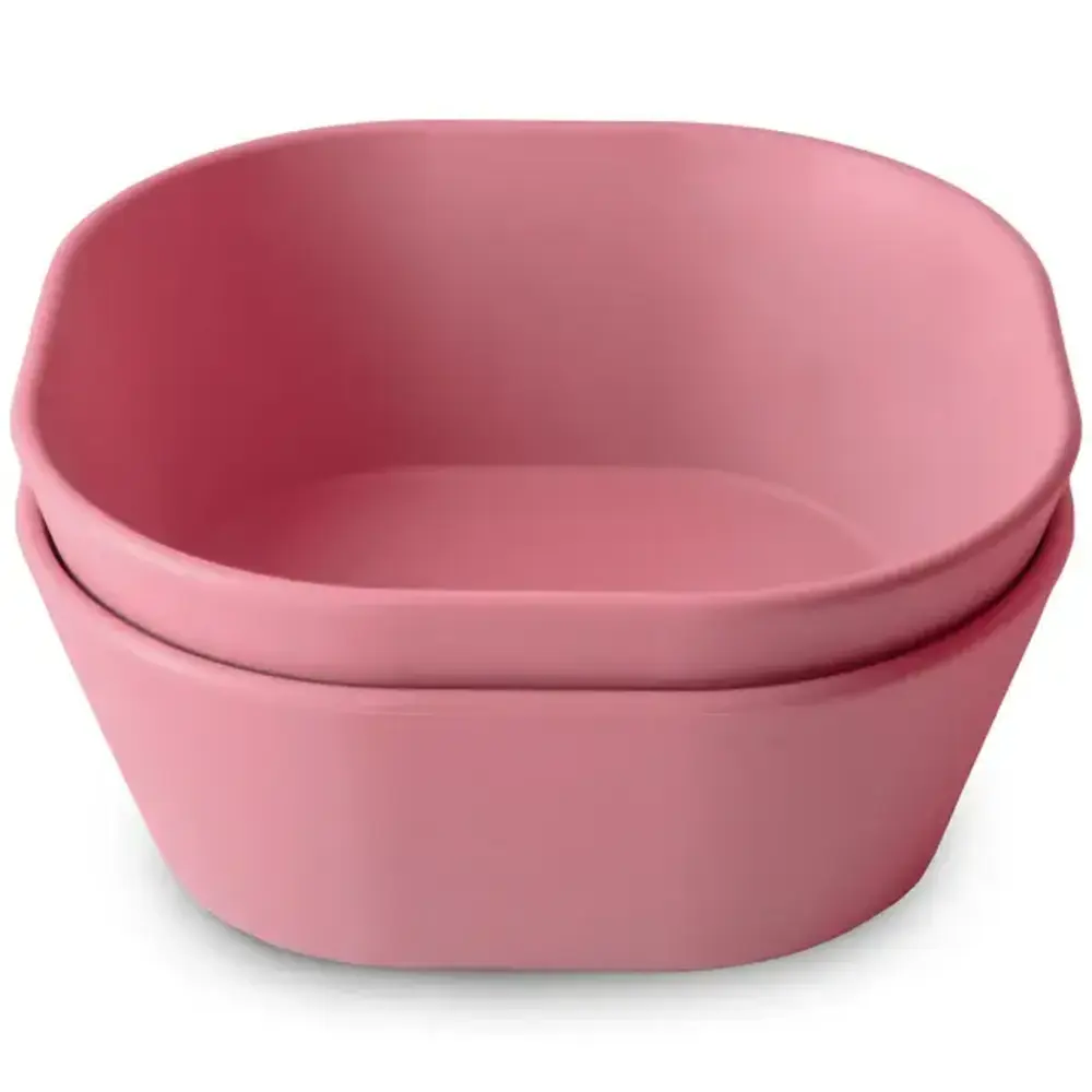 Mushie Mushie | Bowl Square | Dusty Rose