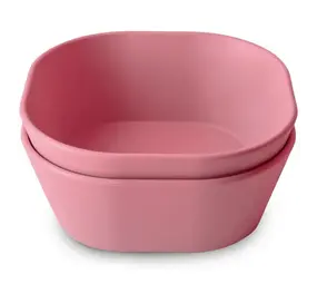 Mushie Mushie | Bowl Square | Dusty Rose