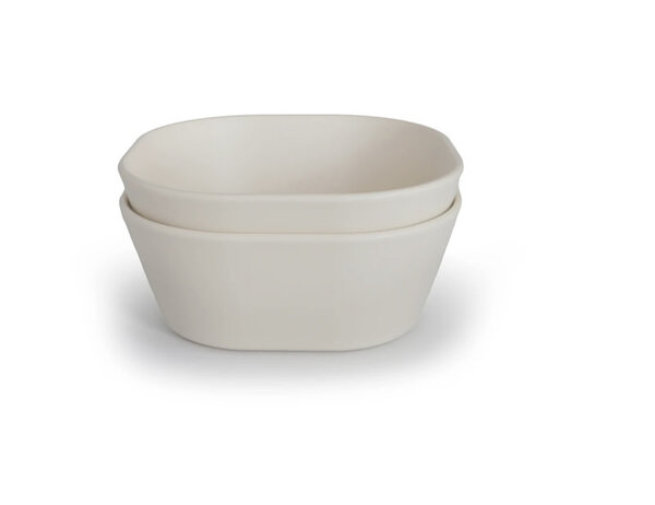 Mushie Mushie | Bowl Square | Ivory