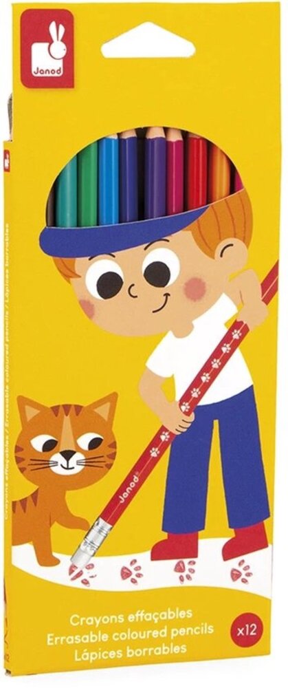 Janod Janod | Colo | Wisbare gekleurde potloden