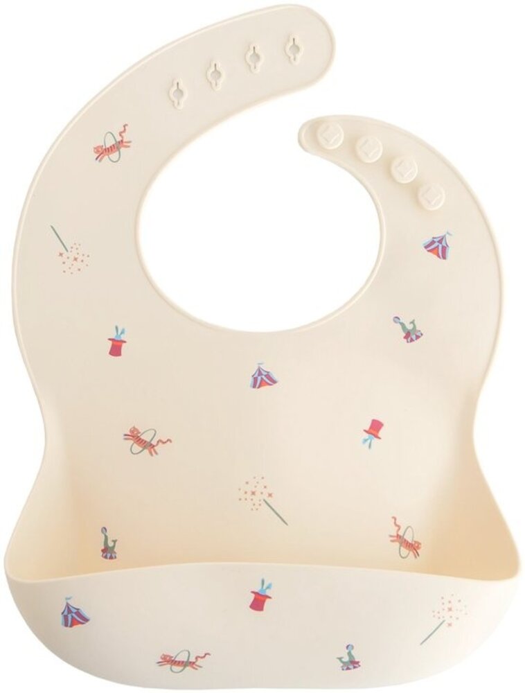 Mushie Mushie | Silicone bib | Circus