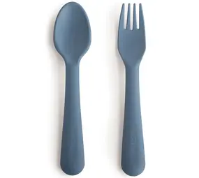 Mushie Mushie | Fork & Spoon | Twilight Blue