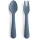 Mushie Mushie | Fork & Spoon | Twilight Blue