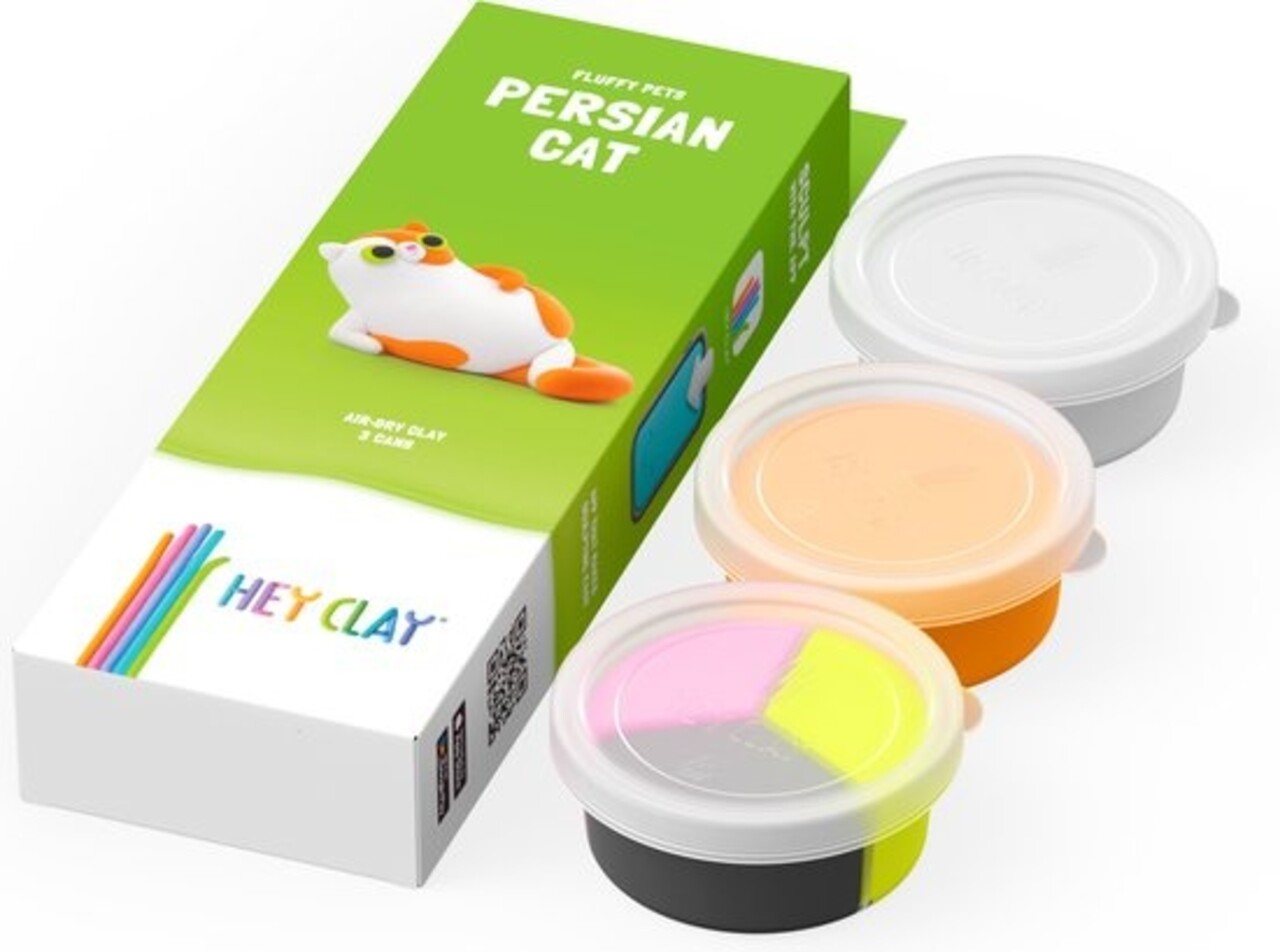 Hey Clay Hey Clay | Fluffy Pets Perzische Cat | Boetseerklei