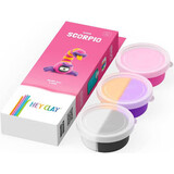 Hey Clay Hey Clay | Aliens Scorpio | 3 Cans Boetseerklei Hey Clay Hey Clay | Aliens Scorpio | 3 Cans Boetseerklei