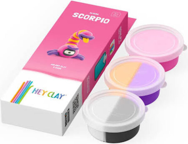 Hey Clay Hey Clay | Aliens Scorpio | 3 Cans Boetseerklei