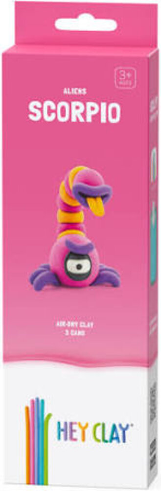 Hey Clay Hey Clay | Aliens Scorpio | 3 Cans Boetseerklei